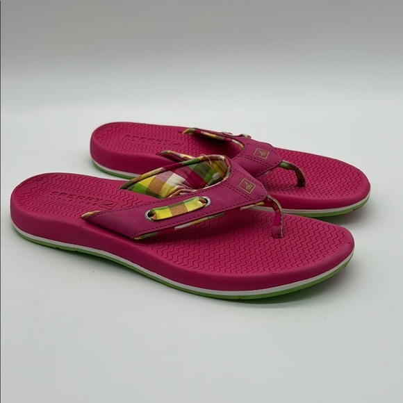 2282- Sperry Top-Sider Pink Sandals Size 5.5 - Picture 1 of 10